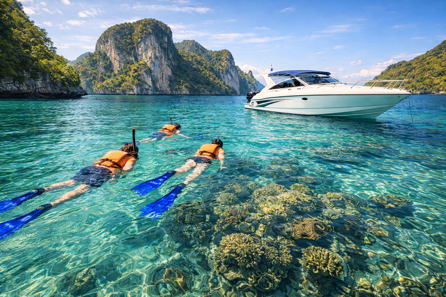 แพ็กเกจทัวร์เกาะพีพี 1 วัน (Private Trip)